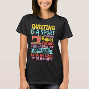Funny Quilting Design For Women Girls Sewing Quilt T-Shirt