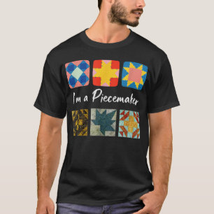 Funny Quilting Designs For Women Girls Quilt Lover T-Shirt
