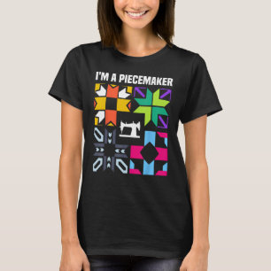 Funny Quilting Designs For Women Girls Quilt Lover T-Shirt
