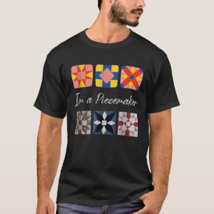 Funny Quilting Designs For Women Girls Quilt Lover T-Shirt