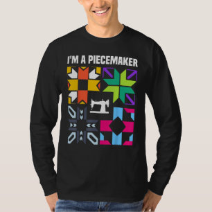 Funny Quilting Designs For Women Girls Quilt Lover T-Shirt