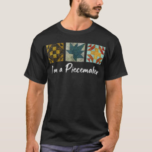 Funny Quilting Designs For Women Girls Quilt Lover T-Shirt