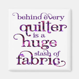 Funny Quilting Magnet