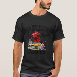 Funny Quilting Quilter Sewer Sewing Oh Look Fabric T-Shirt