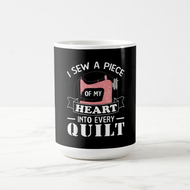 Funny Quilting Quilters Gifts Coffee Mug (Center)