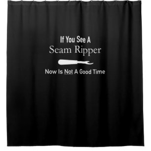 Funny Quilting Seamstress Gift Idea Quilting Shower Curtain