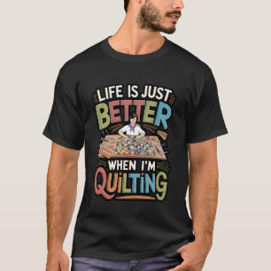Funny Quilting Sewing Knitting Quilters Sewers Men T-Shirt