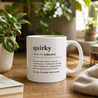 Funny Quirky Definition Modern Humour Friend Gift Coffee Mug