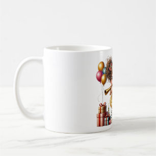 Funny Quirky Gnome Birthday Coffee Mug
