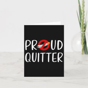 Funny Quitting Smoking Quote Card
