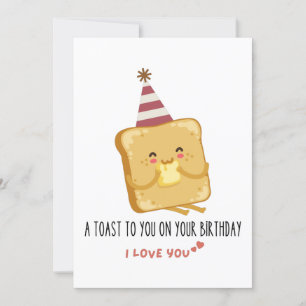 Funny Quote:  A Toast To You On Your Birthday  Invitation