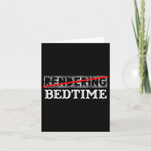 Funny Quote Bedtime Graphic Gift Card