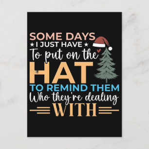 Funny Quote Christmas 2026–Hilarious Holiday Humou Postcard