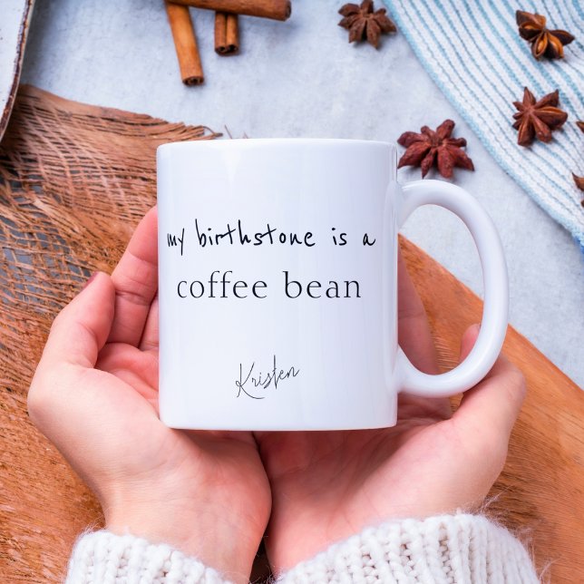 Funny Quote Coffee Lover Personalised Two-Tone Coffee Mug (Creator Uploaded)