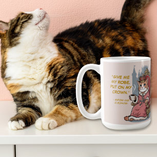 Funny Quote Cute Cat Modern Shakespeare Coffee Mug