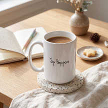Funny Quote Cute Lover Gift for Her & Him Coffee