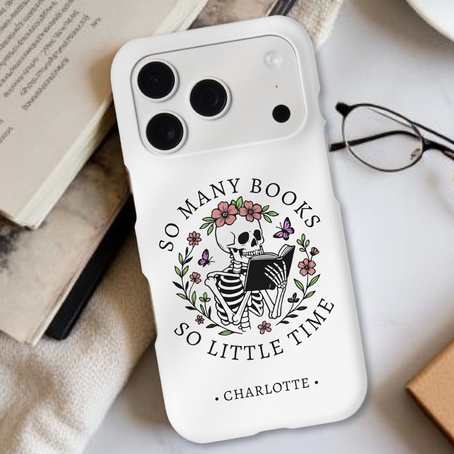 Funny Quote For Book Lover Floral Skeleton Custom (Creator Uploaded)