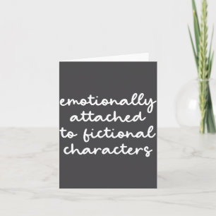 Funny Quote For Book Lovers Modern Script  Card