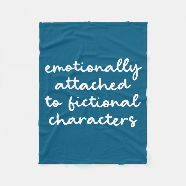 Funny Quote For Book Lovers Modern Script  Fleece Blanket (Front)