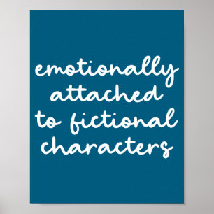 Funny Quote For Book Lovers Modern Script Poster
