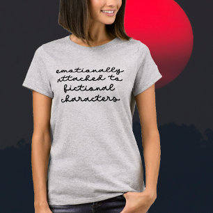 Funny Quote for Book Lovers Modern Script  T-Shirt