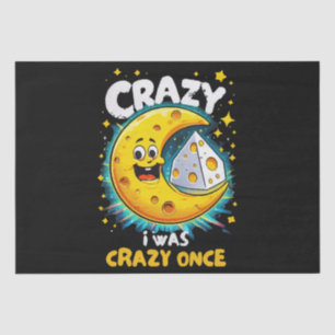 Funny quote for cheese lovers tissue paper