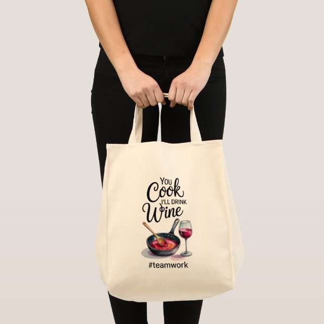 Funny Quote Grocery  Tote Bag (Front (Product))