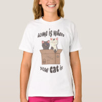 Funny quote Home is where your cat is