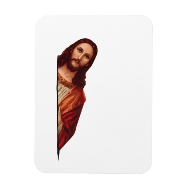 Funny Quote Jesus Meme, I Saw That Jesus  Magnet (Vertical)