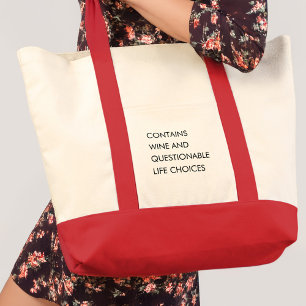 Funny Quote Modern Minimalist Cute Girly Tote Bag