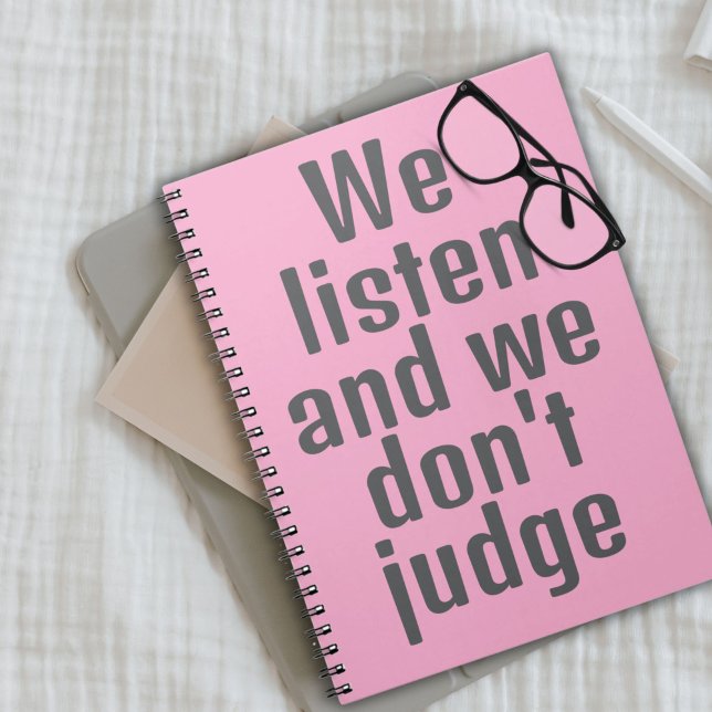Funny quote pink notebook (Creator Uploaded)