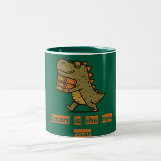 funny quote & positivity Two-Tone coffee mug