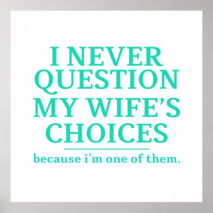 Funny quote poster