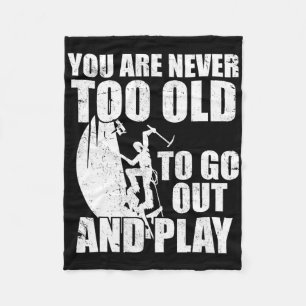 Funny Quote Rock Ice Climbing Bouldering Climber Fleece Blanket