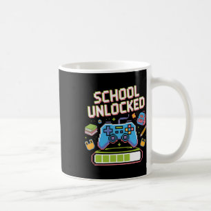 Funny Quote School Unlocked Gamer Student Ck To Sc Coffee Mug