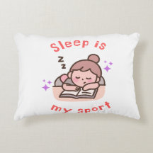 Funny Quote Sleepy Character Pastel Pink Decor