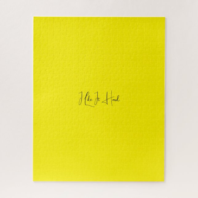 Funny Quote Solid Background Puzzle (Vertical)