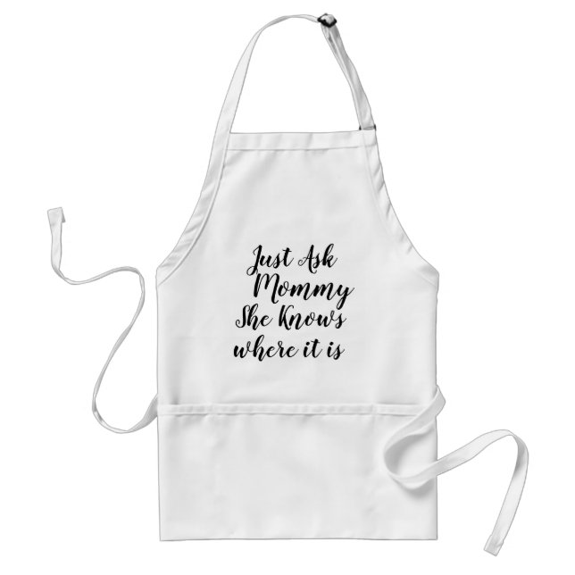Funny quote standard apron (Front)