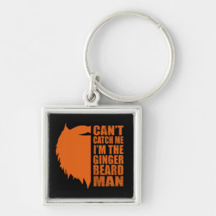 funny quotes about ginger beard man key ring
