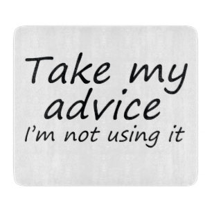 Funny quotes cutting board joke kitchen home gifts