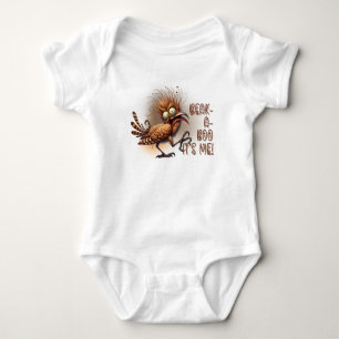 Funny Quotes Funny Quirky Whimsical Bird Baby Bodysuit