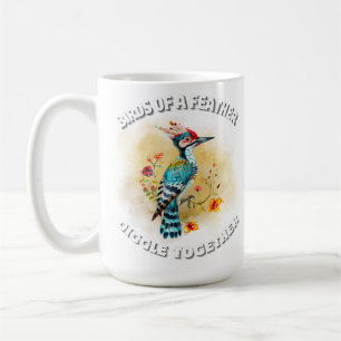 Funny Quotes Funny Quirky Whimsical Bird Coffee Mug