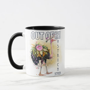 Funny Quotes Funny Quirky Whimsical Bird Mug