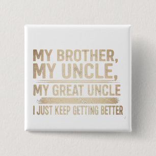 funny quotes humour dad jokes 15 cm square badge