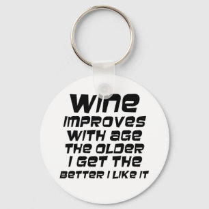 Funny quotes keychains gifts humour wine joke gift