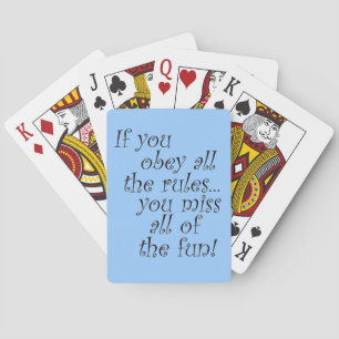 Funny quotes playingcards humour joke deck of card