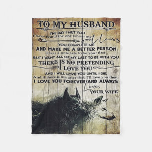 Funny Quotes To Husband   Gift For Man   Fleece Blanket