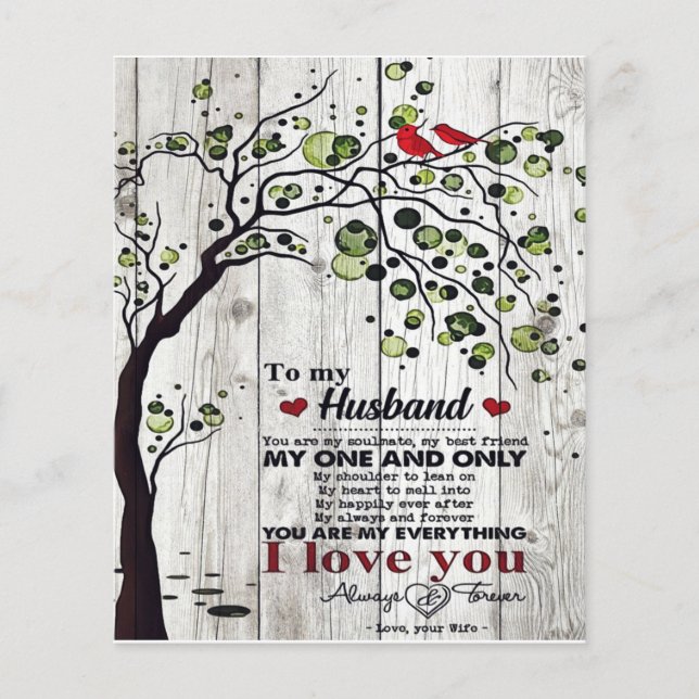 Funny Quotes To Husband | Gift For Man | Flyer (Front)