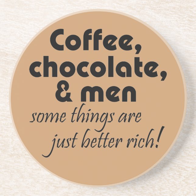 Funny quotes unique birthday gifts humour joke coaster (Front)