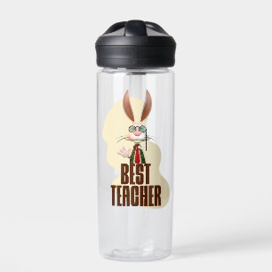 Funny Rabbit Best Teacher Water Bottle